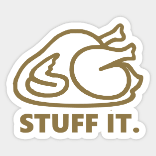 Stuff It Turkey Sticker